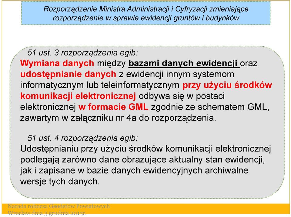 teleinformatycznym przy użyciu środków komunikacji elektronicznej odbywa się w postaci elektronicznej w formacie GML zgodnie ze schematem