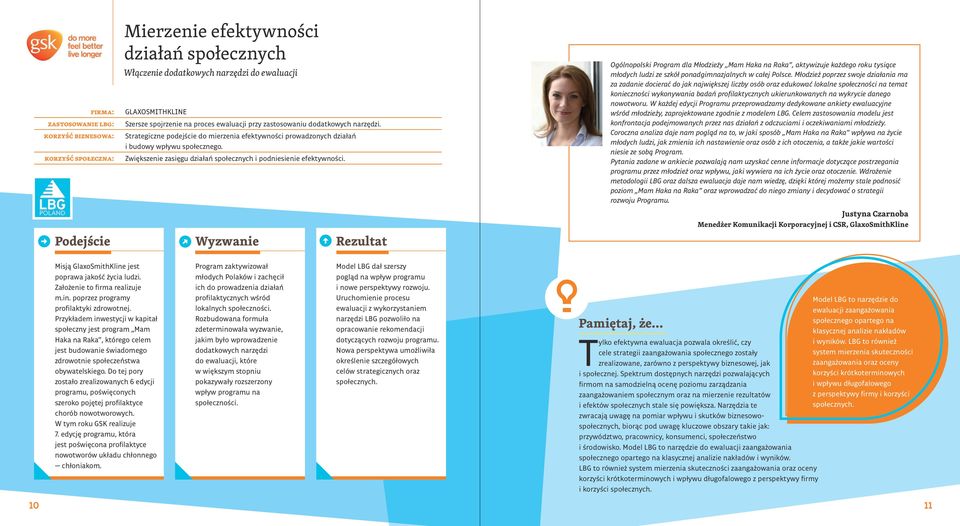 Zwiększenie zasięgu działań społecznych i podniesienie efektywności.