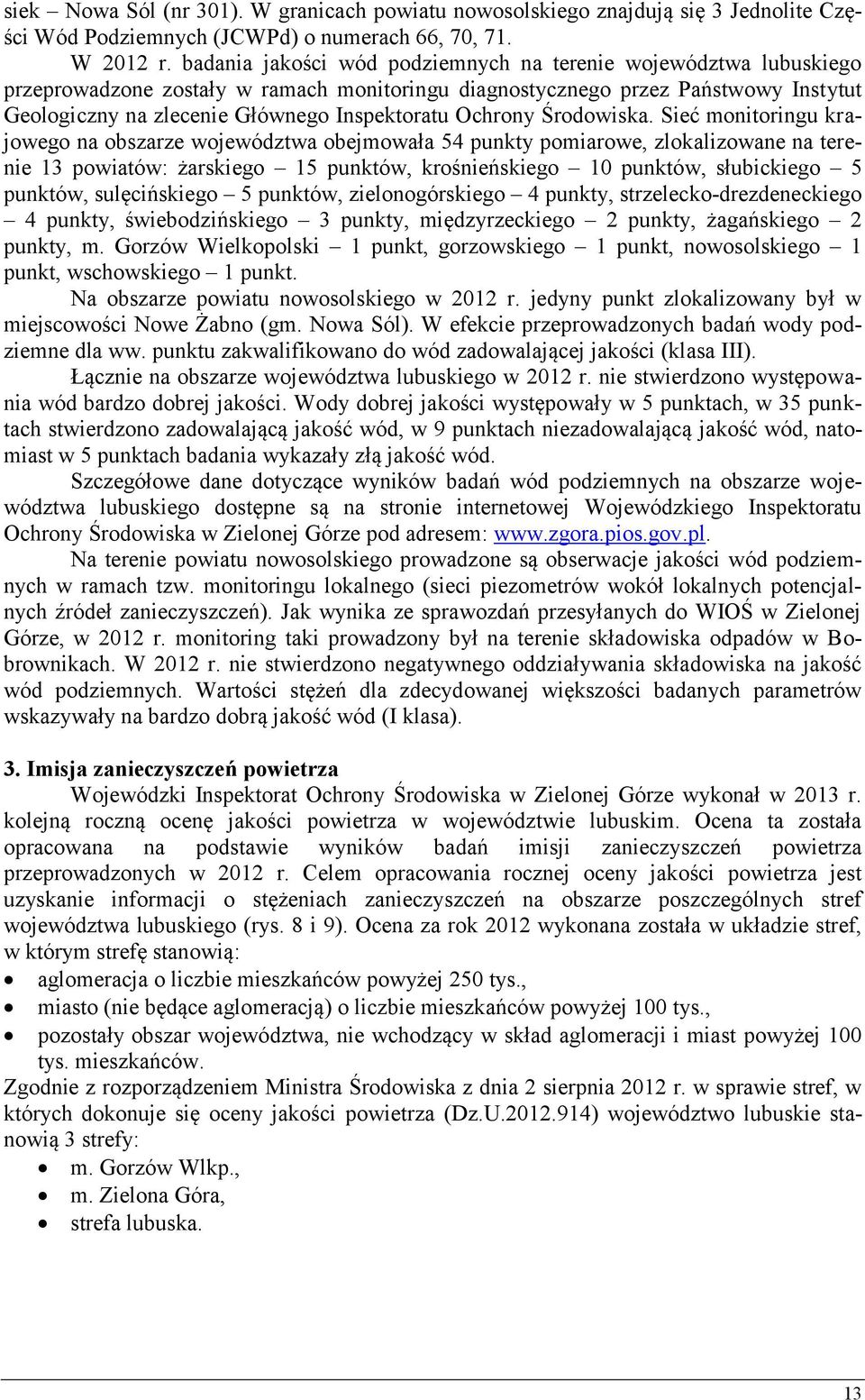 Ochrony Środowiska.