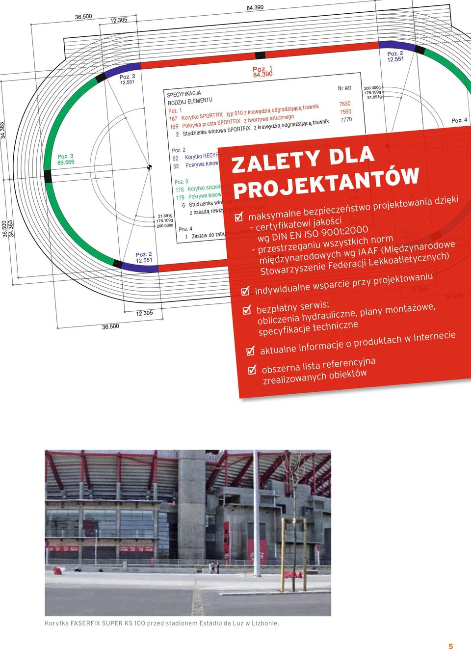 e wnik, łukow odgradzającą tra Poz. 2 rt z krawędzią po -S FIX o CY eg RE zn wa sztuc 52 Korytko -Sport z tworzy łukowa RECYFIX wa kry Po 52 7630 75 7770 Poz.