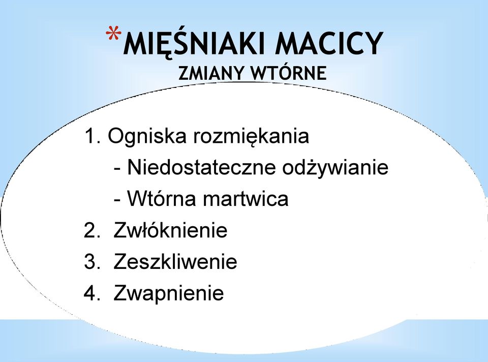 odżywianie - Wtórna martwica 2.