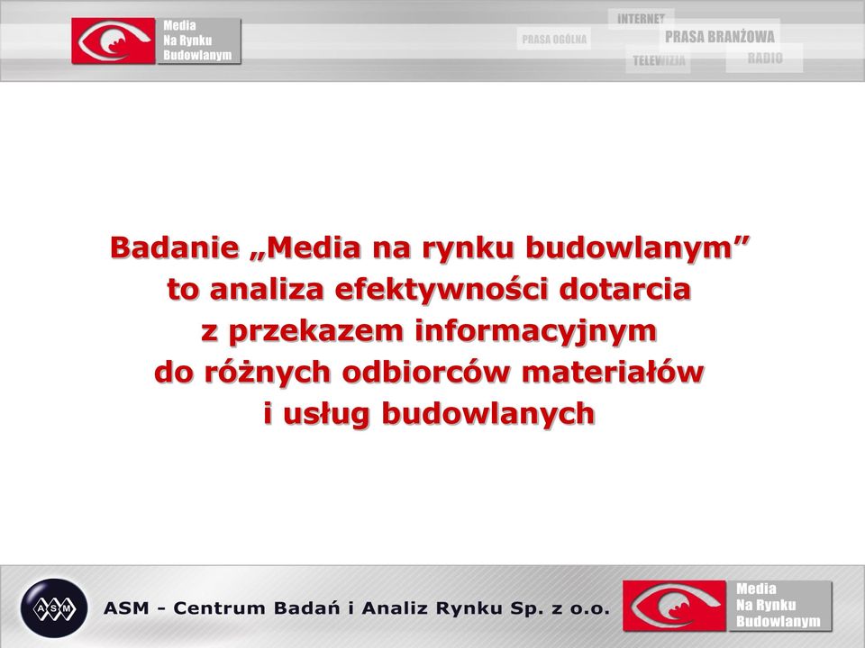 przekazem informacyjnym do różnych