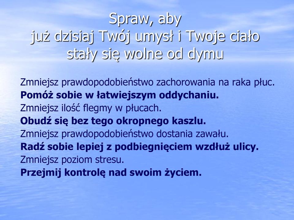 Zmniejsz ilość flegmy w płucach. Obudź się bez tego okropnego kaszlu.