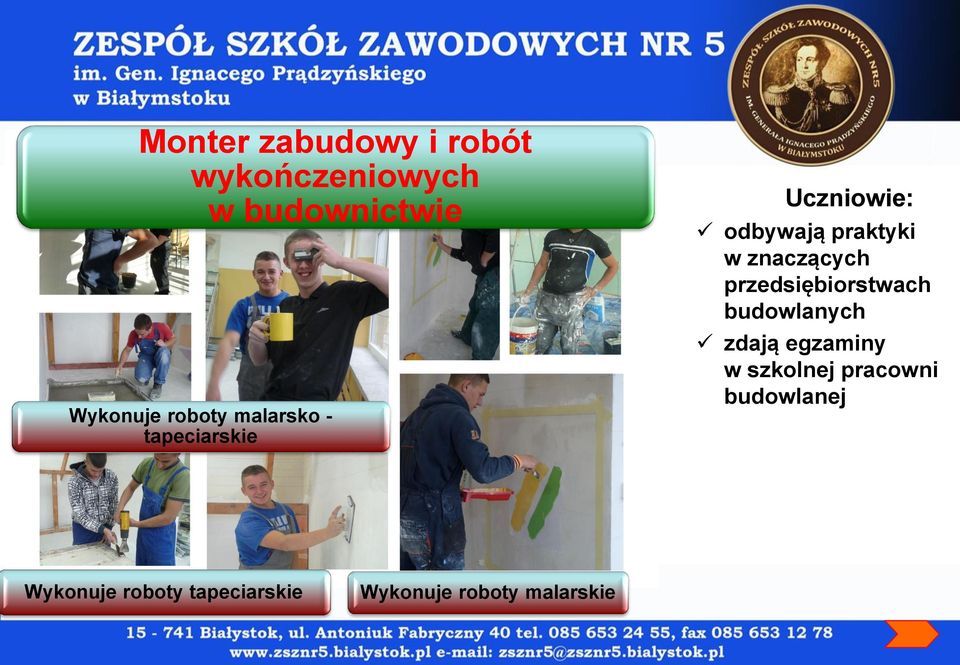 znaczących przedsiębiorstwach budowlanych zdają egzaminy w