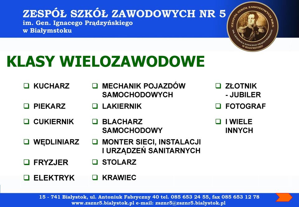 WĘDLINIARZ FRYZJER ELEKTRYK BLACHARZ SAMOCHODOWY MONTER