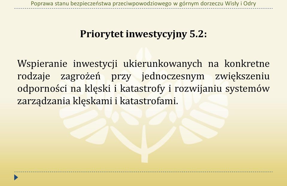 rodzaje zagrożeń przy jednoczesnym zwiększeniu