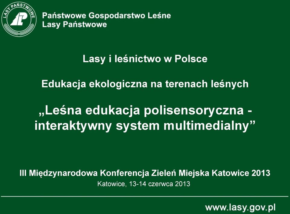 interaktywny system multimedialny III Międzynarodowa