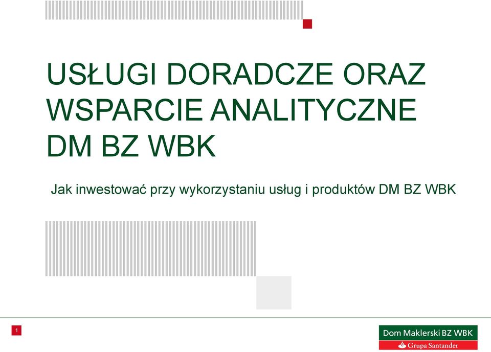 WBK Jak inwestować przy