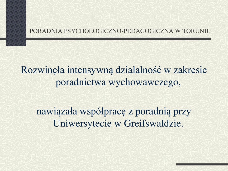 wychowawczego, nawiązała
