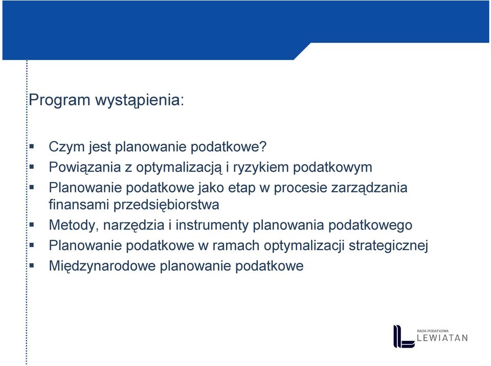 procesie zarządzania finansami przedsiębiorstwa Metody, narzędzia i instrumenty