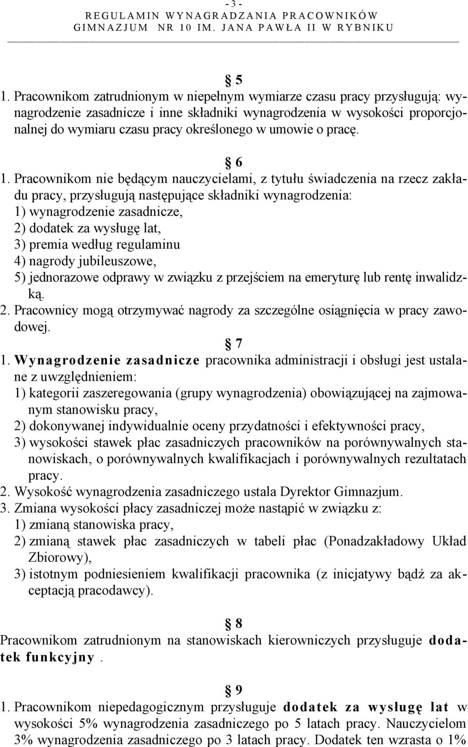 o pracę. 6 1.