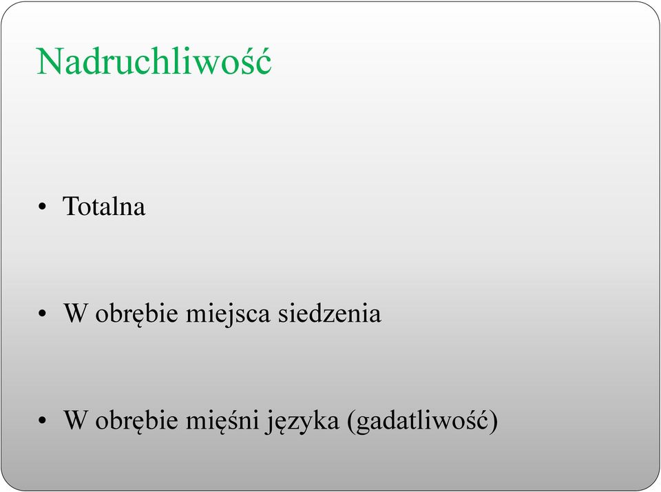 siedzenia W obrębie