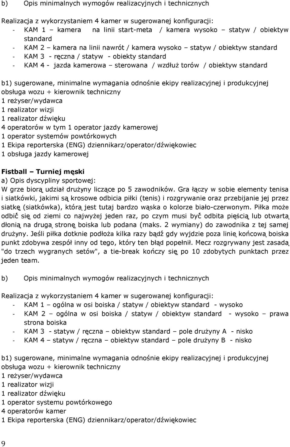 grze biorą udział drużyny liczące po 5 zawodników.