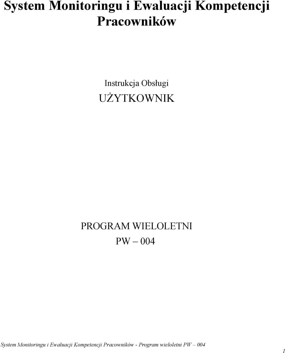 Pracowników Instrukcja