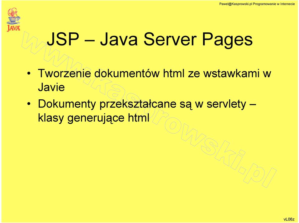Javie Dokumenty przekształcane