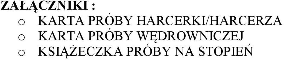 KARTA PRÓBY WĘDROWNICZEJ