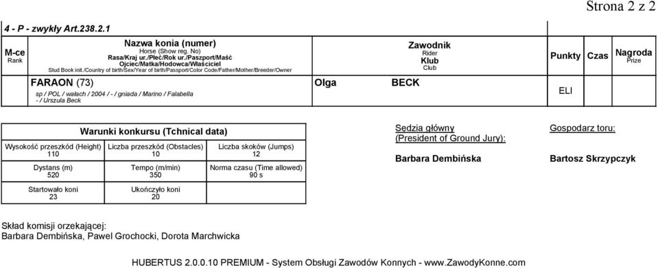 POL / wałach / 2004 / - / gniada / Marino / Falabella -