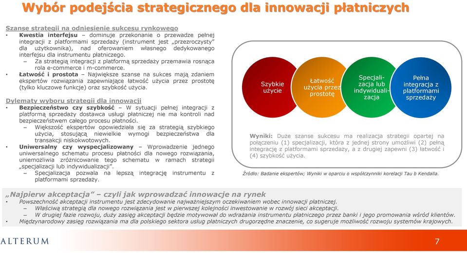 Za strategią integracji z platformą sprzedaży przemawia rosnąca rola e-commerce i m-commerce.