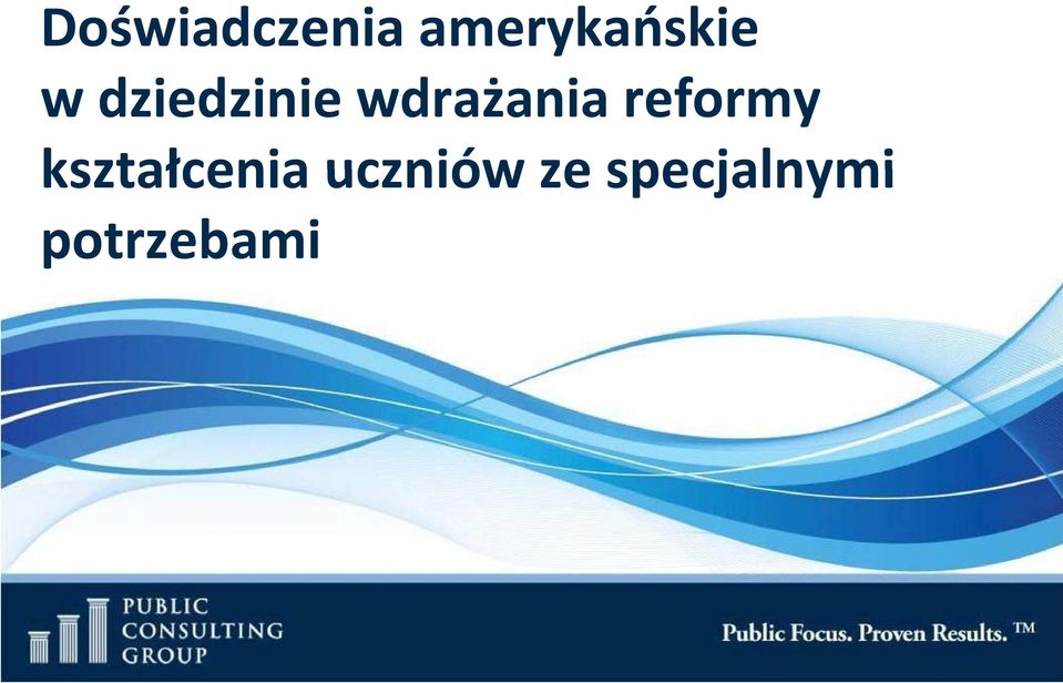 reformy kształcenia uczniów