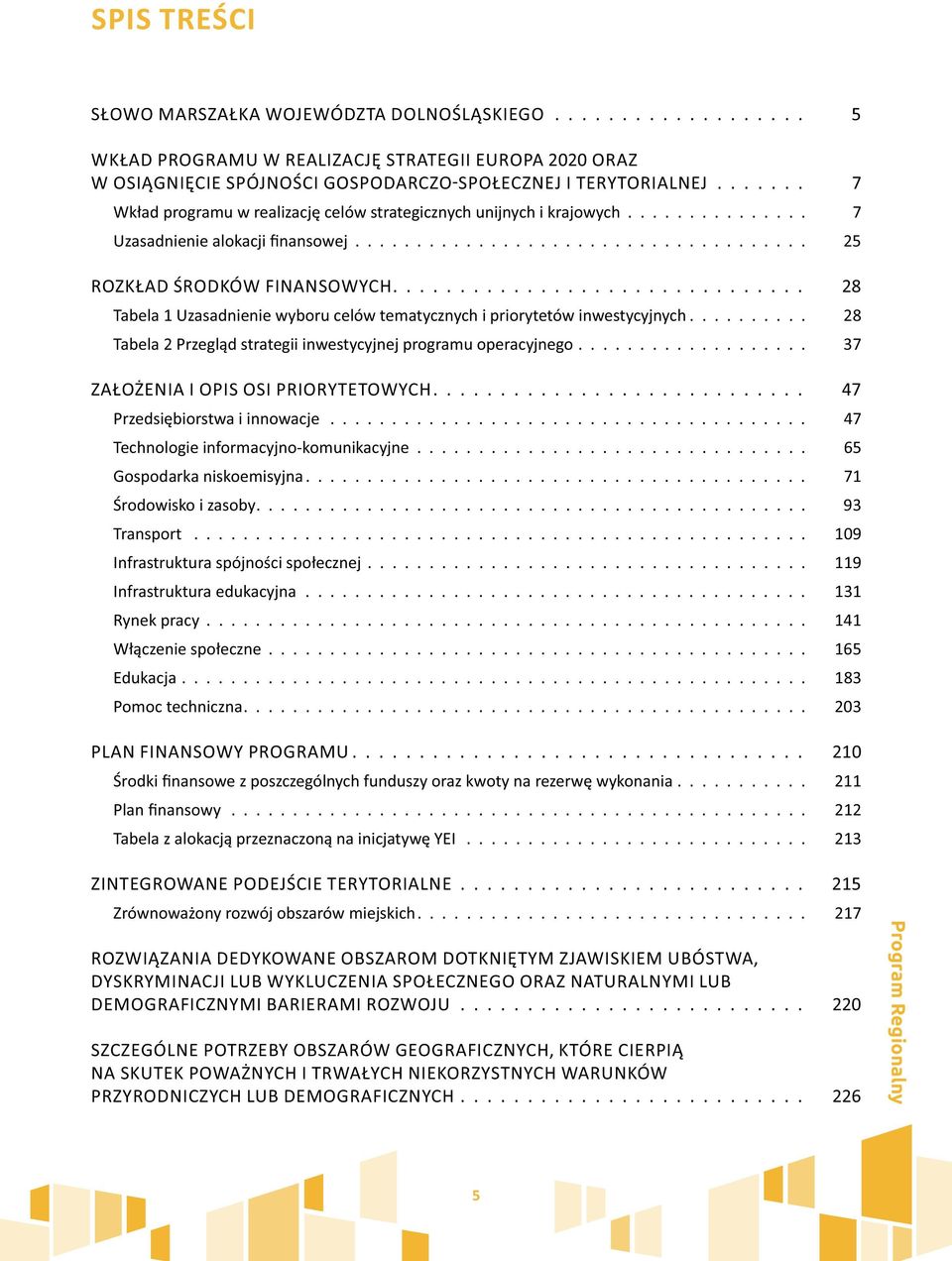 .............................. 28 Tabela 1 Uzasadnienie wyboru celów tematycznych i priorytetów inwestycyjnych.......... 28 Tabela 2 Przegląd strategii inwestycyjnej programu operacyjnego.