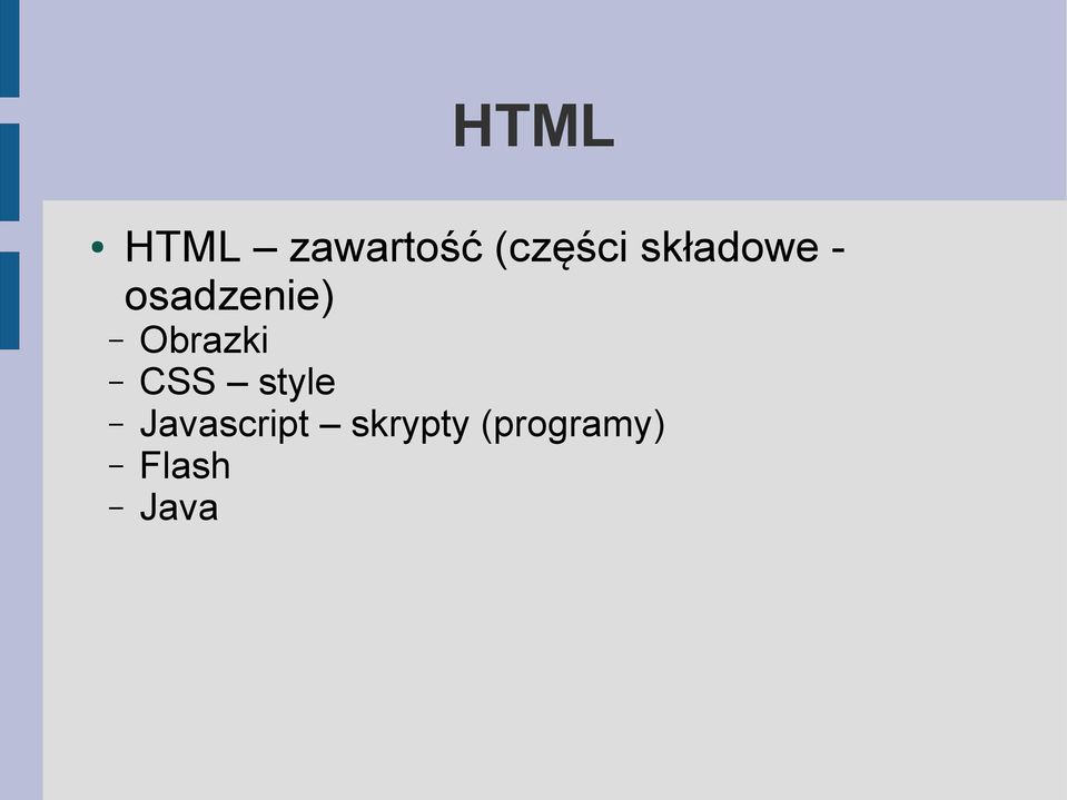 osadzenie) Obrazki CSS