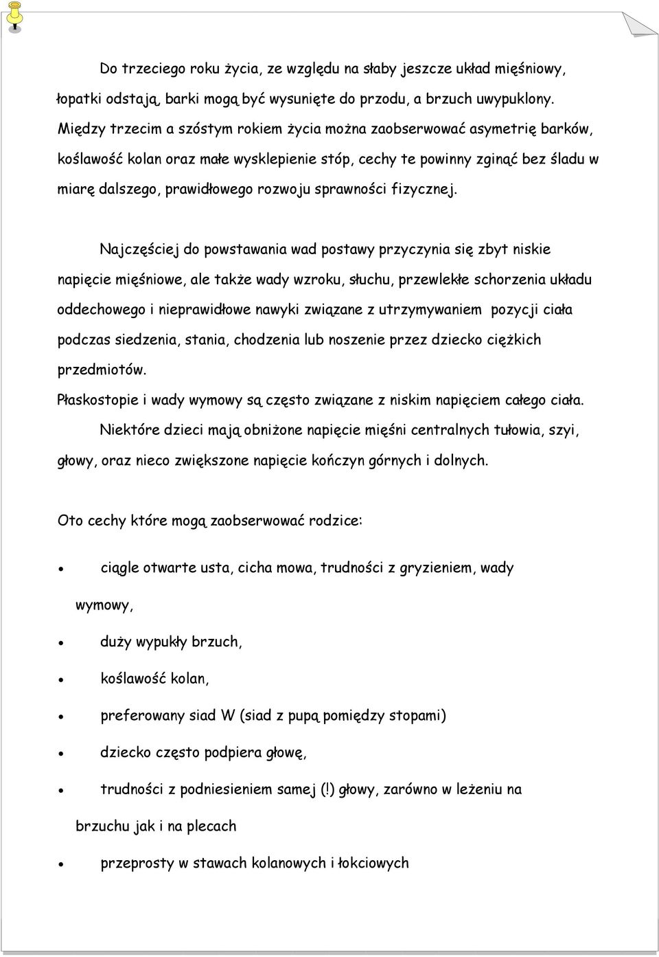 sprawności fizycznej.