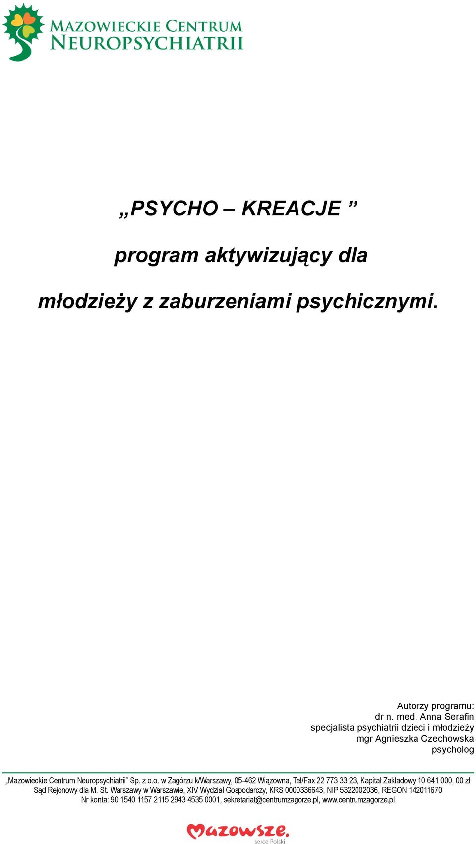 zieży mgr Agnieszka Czechow