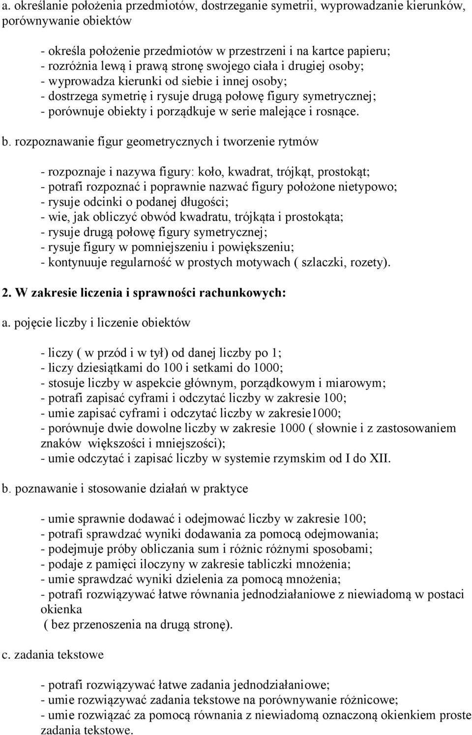 i rosnące. b.