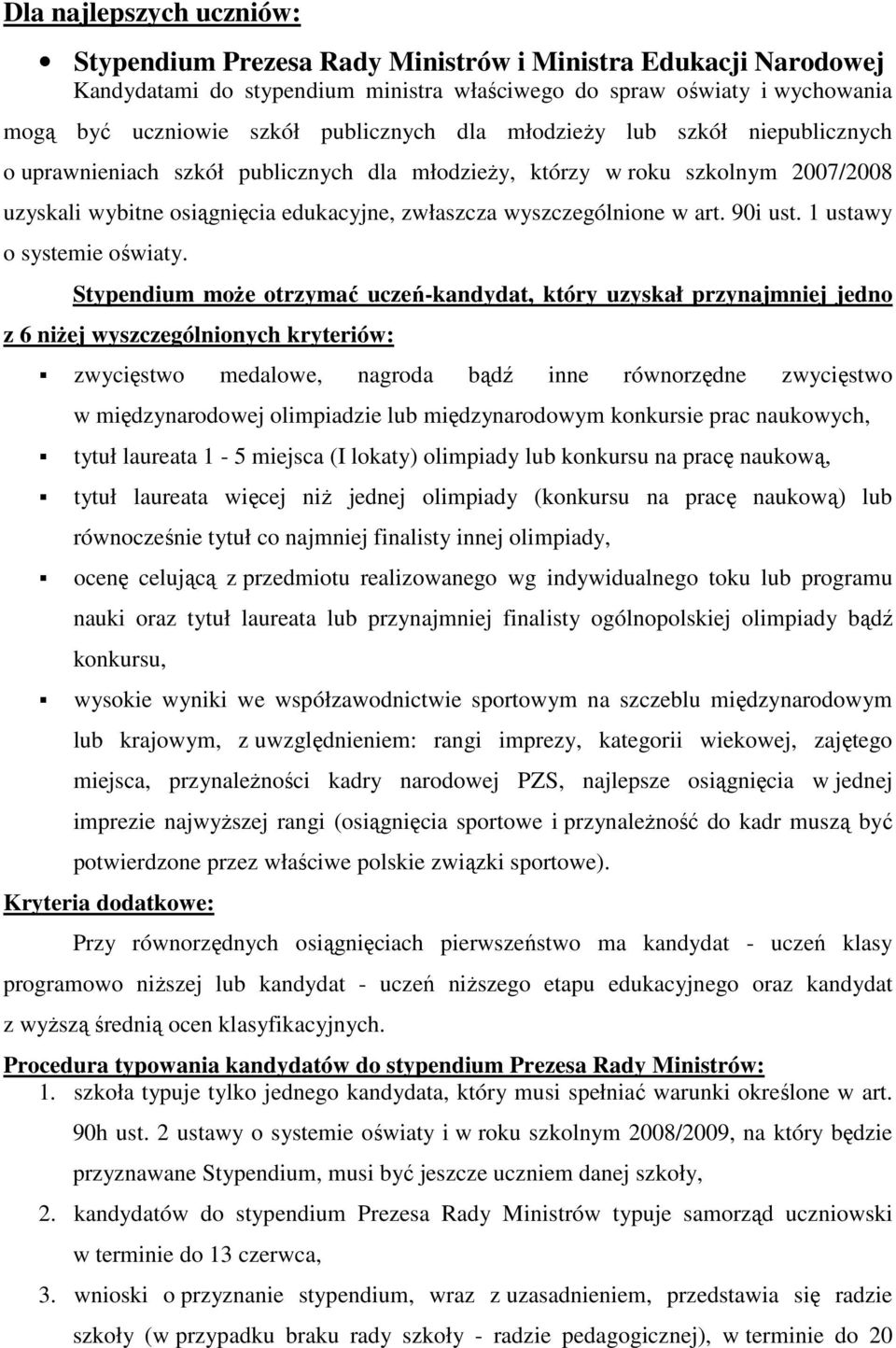 w art. 90i ust. 1 ustawy o systemie oświaty.