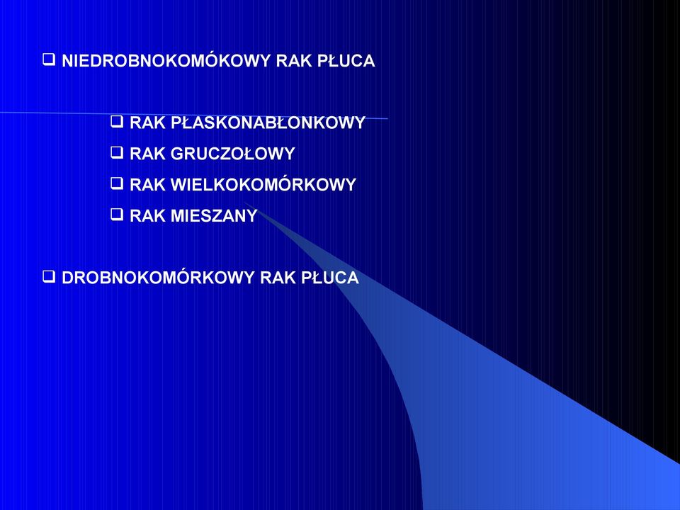 GRUCZOŁOWY RAK WIELKOKOMÓRKOWY