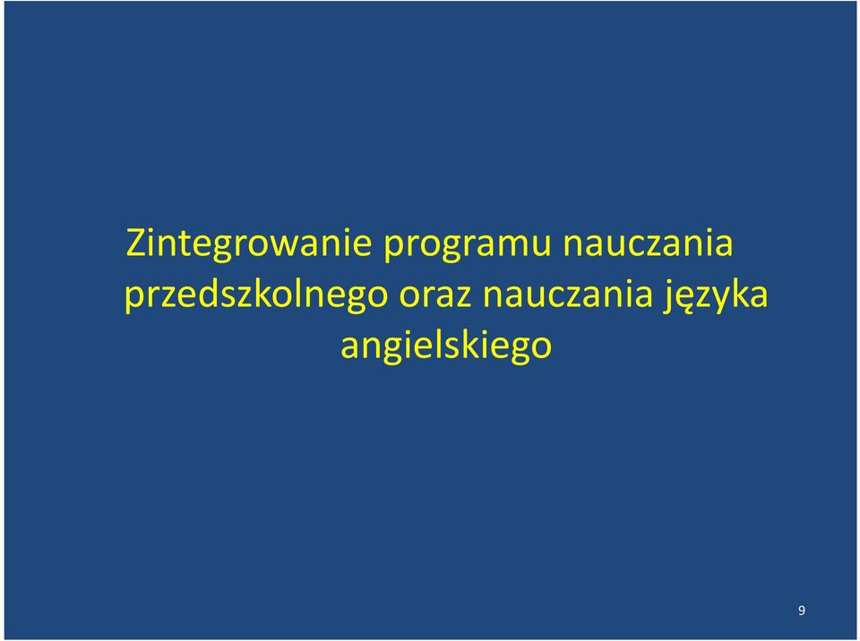 przedszkolnego oraz