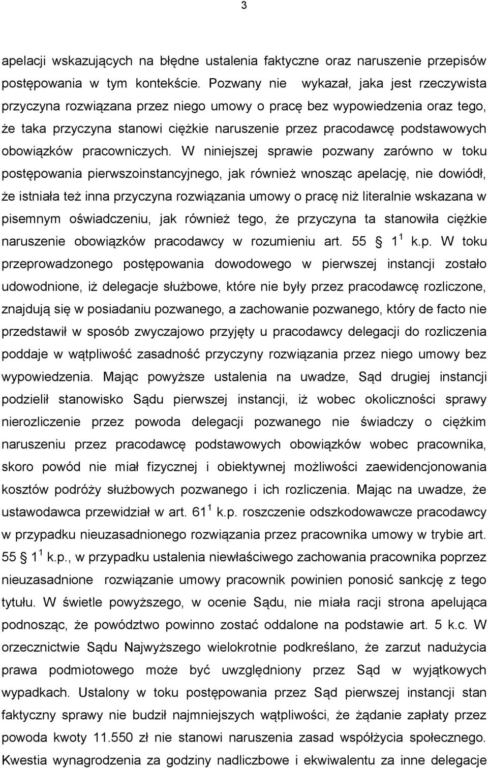 obowiązków pracowniczych.