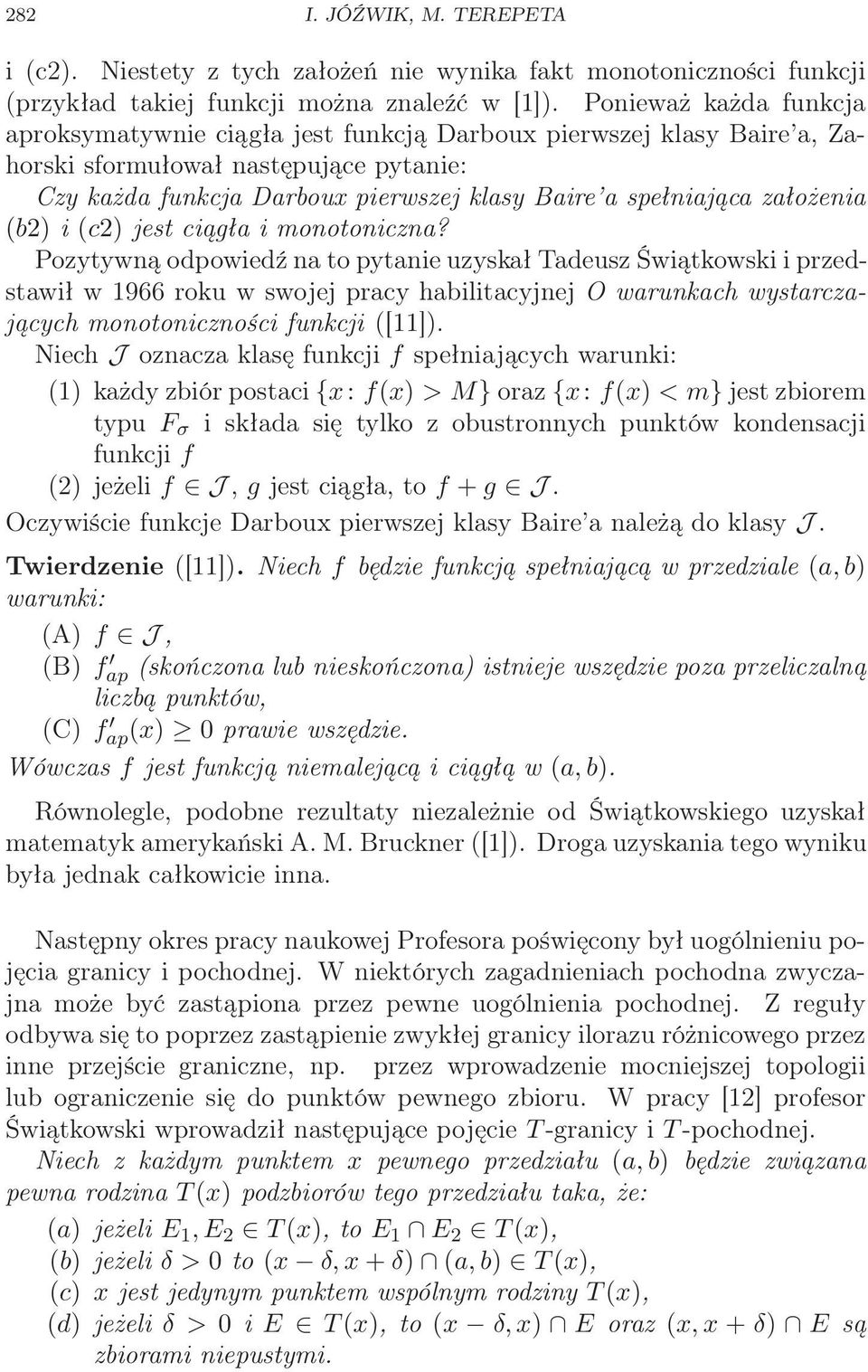 założenia (b2) i (c2) jest ciągła i monotoniczna?