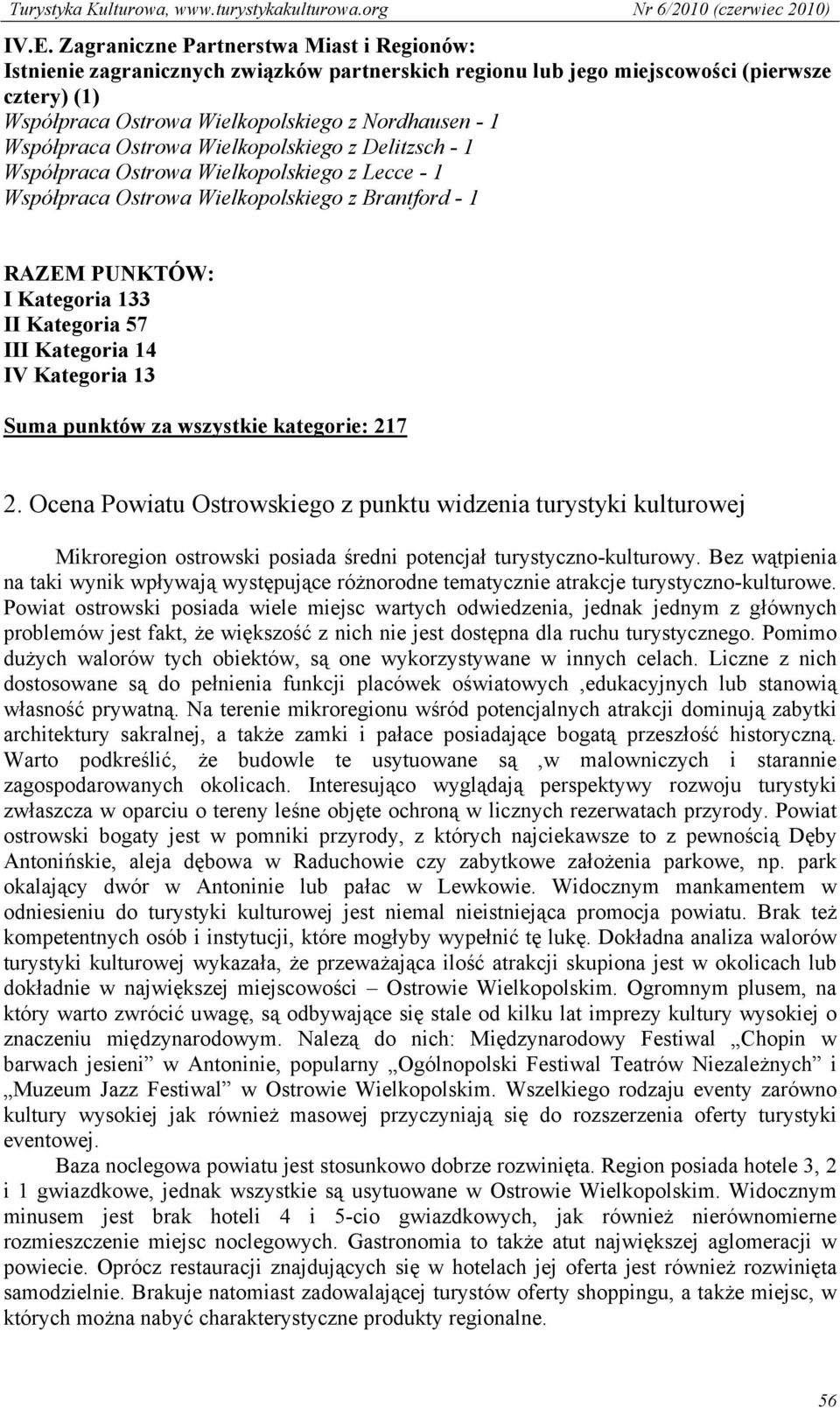 Kategoria 14 IV Kategoria 13 Suma punktów za wszystkie kategorie: 217 2.
