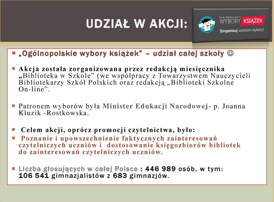 Joanna Kluzik -Rostkowska.