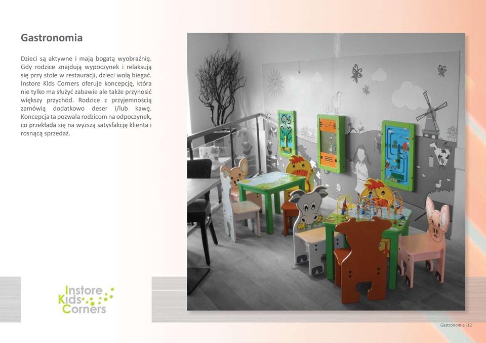 Instore Kids Corners oferuje koncepcję, która nie tylko ma służyć zabawie ale także przynosić większy przychód.