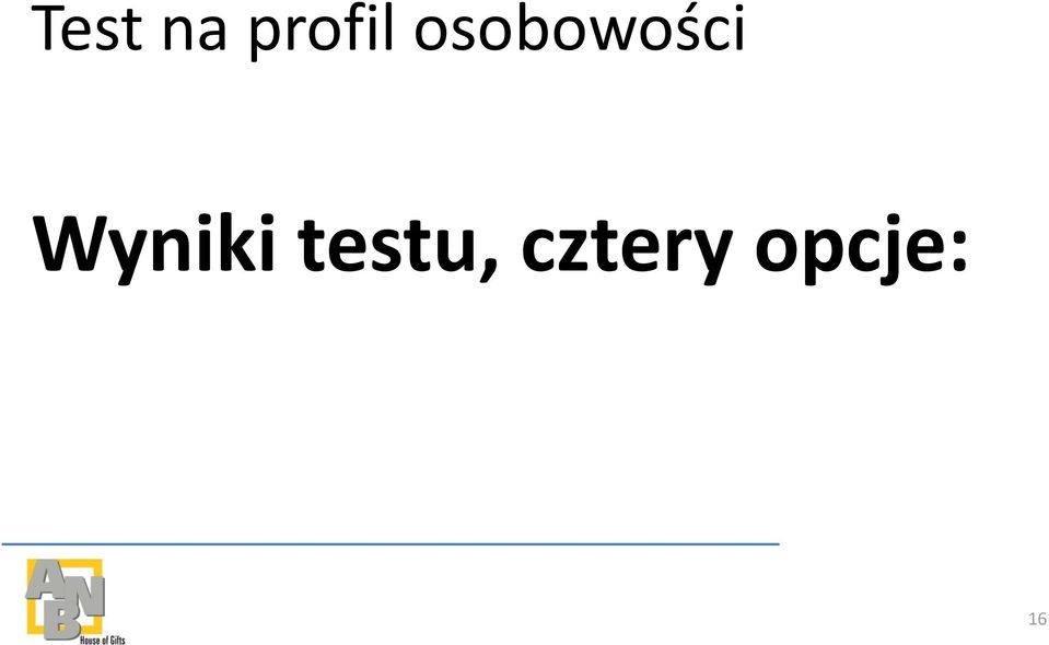 osobowości