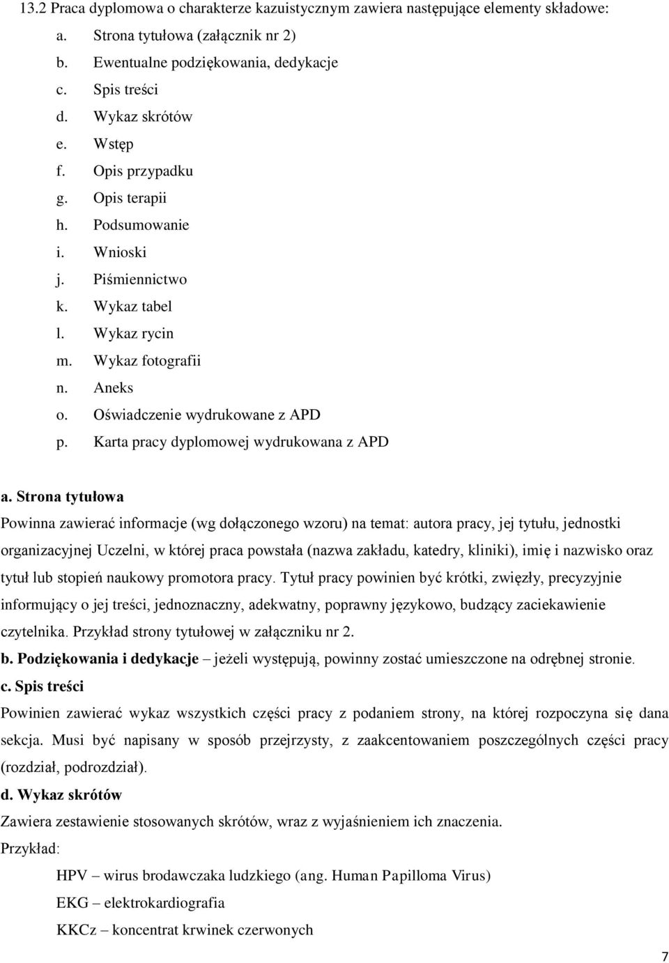 Karta pracy dyplomowej wydrukowana z APD a.