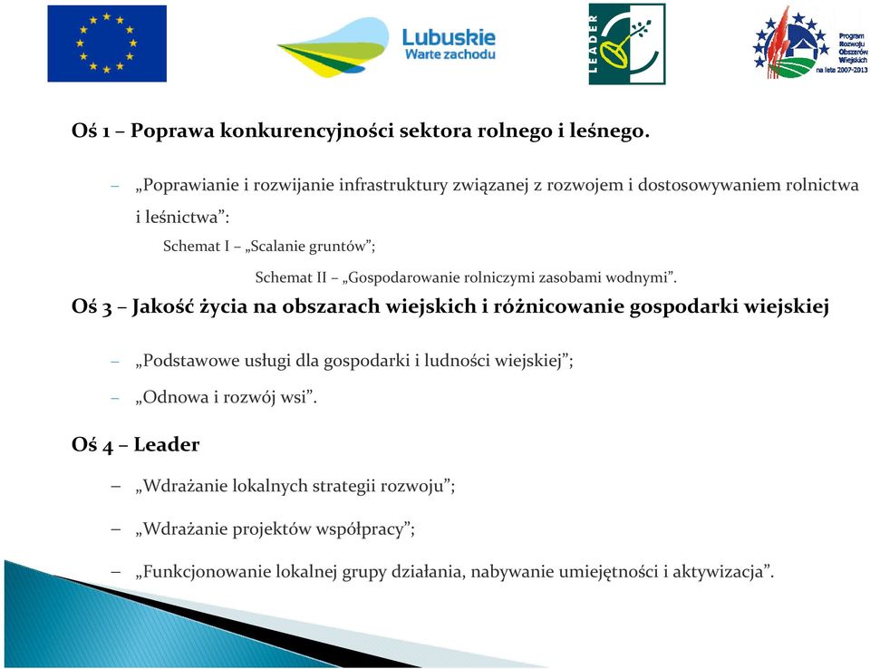 II Gospodarowanie rolniczymi zasobami wodnymi.