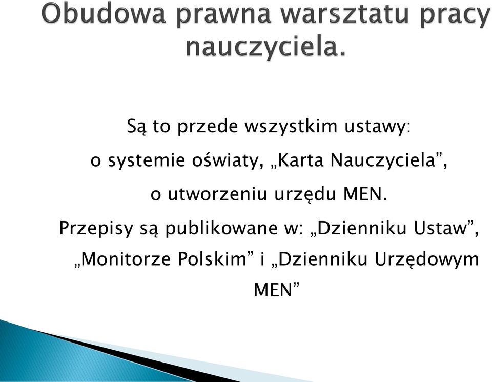 urzędu MEN.