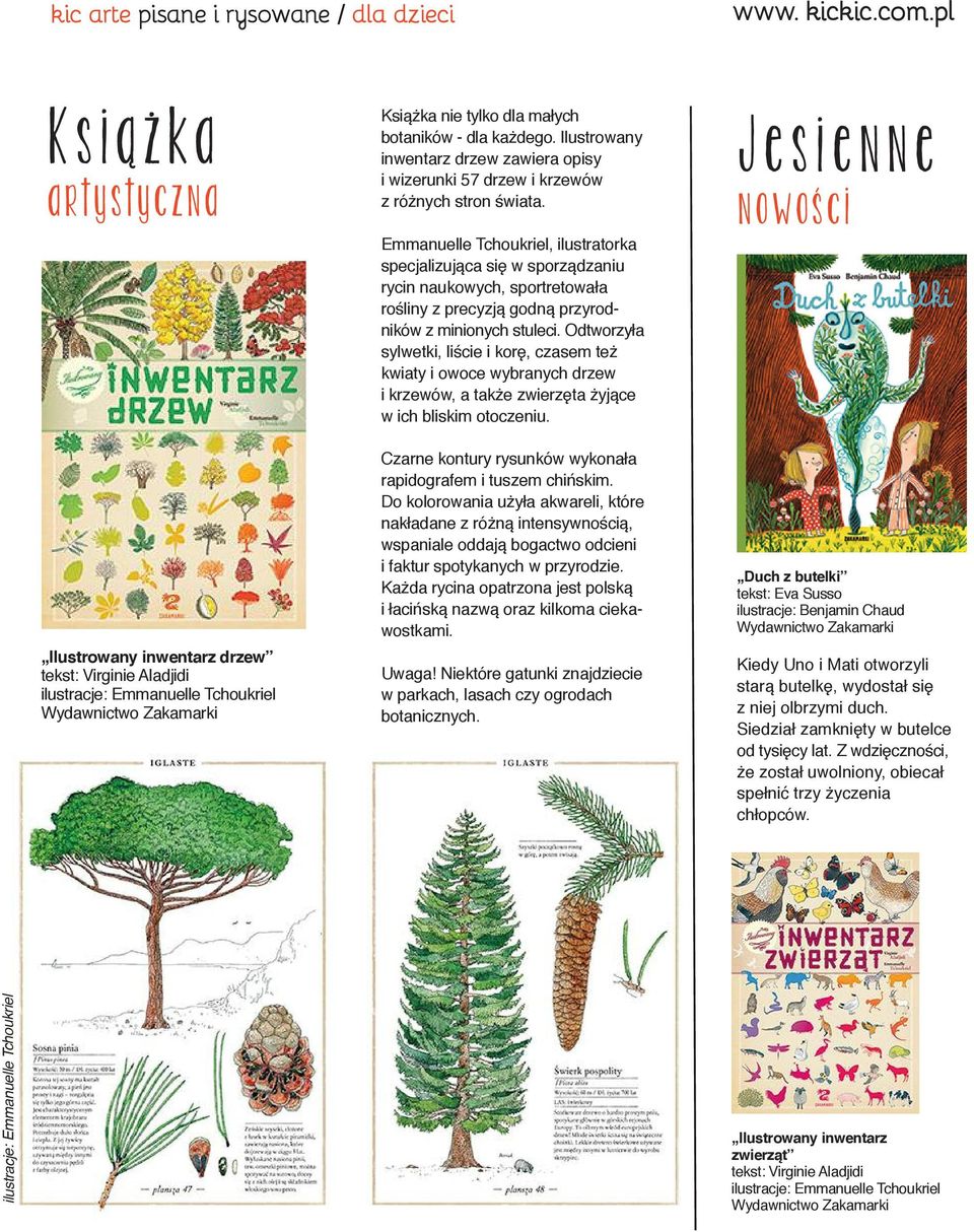 Emmanuelle Tchoukriel, ilustratorka specjalizująca się w sporządzaniu rycin naukowych, sportretowała rośliny z precyzją godną przyrodników z minionych stuleci.