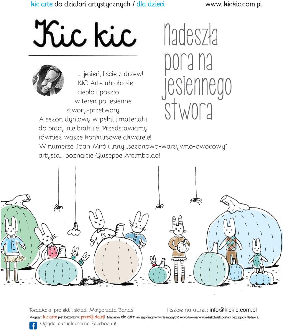 W numerze Joan Miró i inny sezonowo-warzywno-owocowy artysta... poznajcie Giuseppe Arcimboldo!