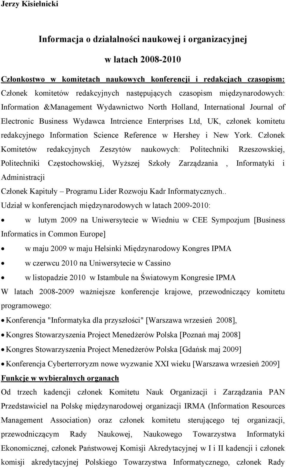 redakcyjnego Information Science Reference w Hershey i New York.