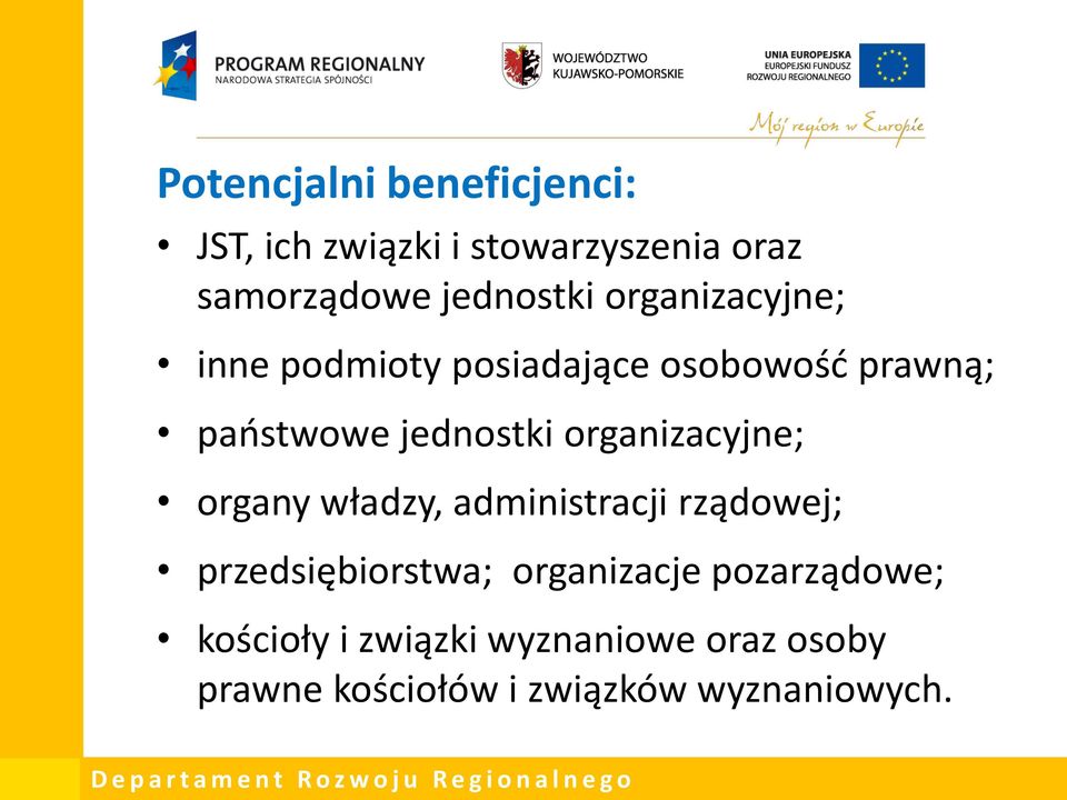 organizacyjne; organy władzy, administracji rządowej; przedsiębiorstwa; organizacje