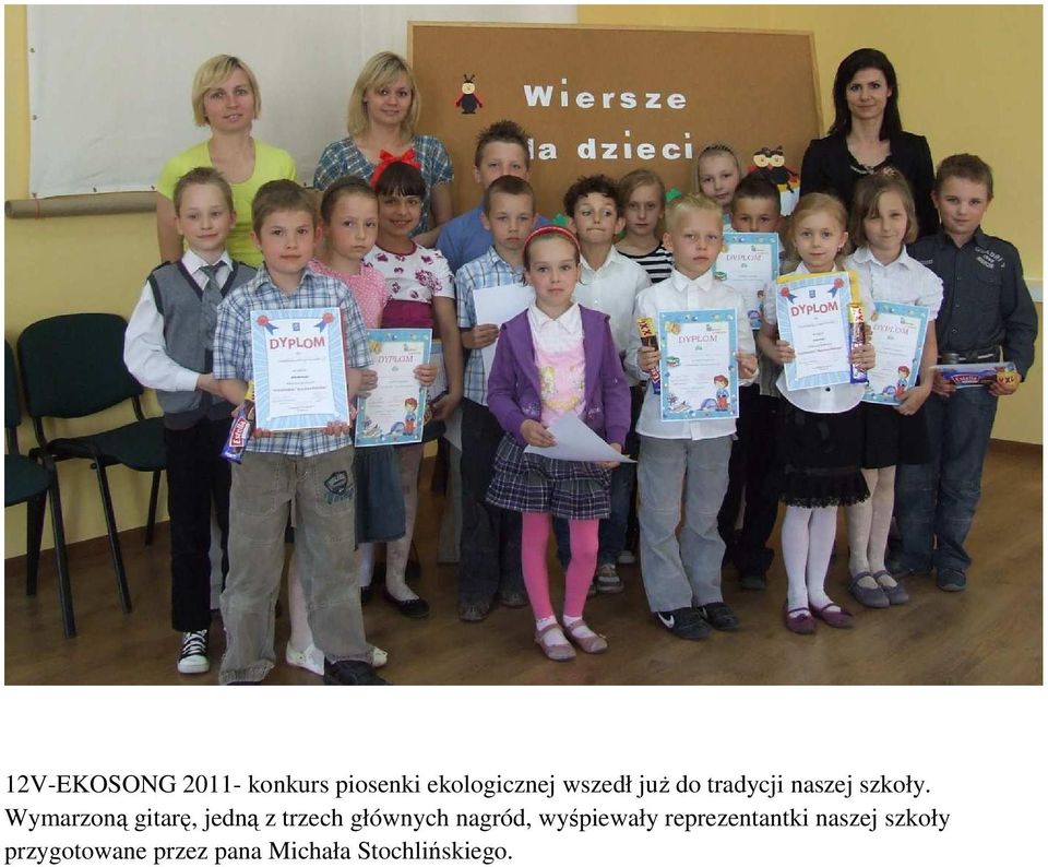 Wymarzoną gitarę, jedną z trzech głównych nagród,