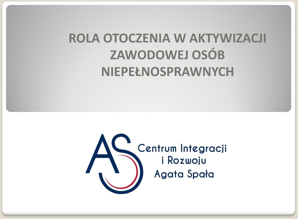 ZAWODOWEJ OSÓB