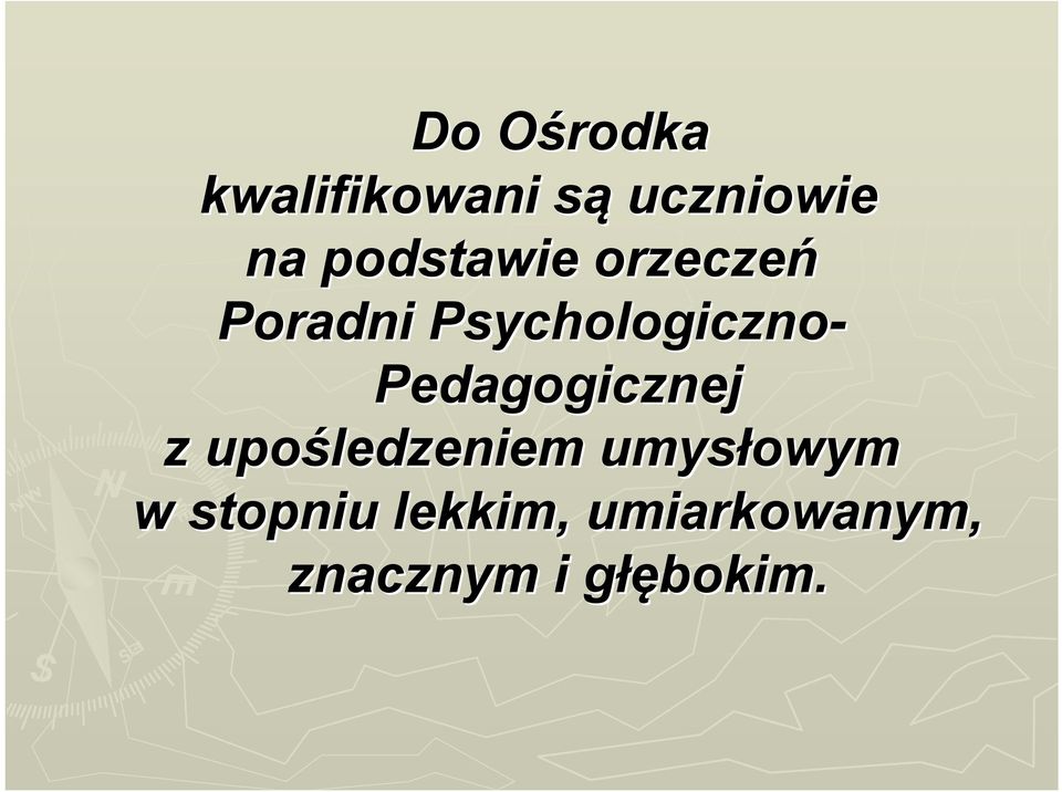 Pedagogicznej z upośledzeniem umysłowym w