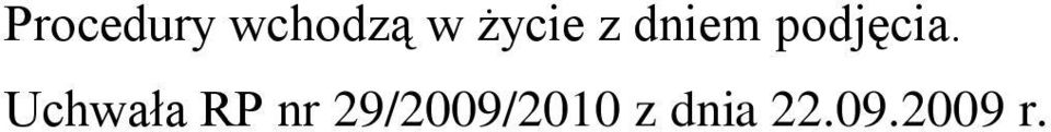 Uchwała RP nr