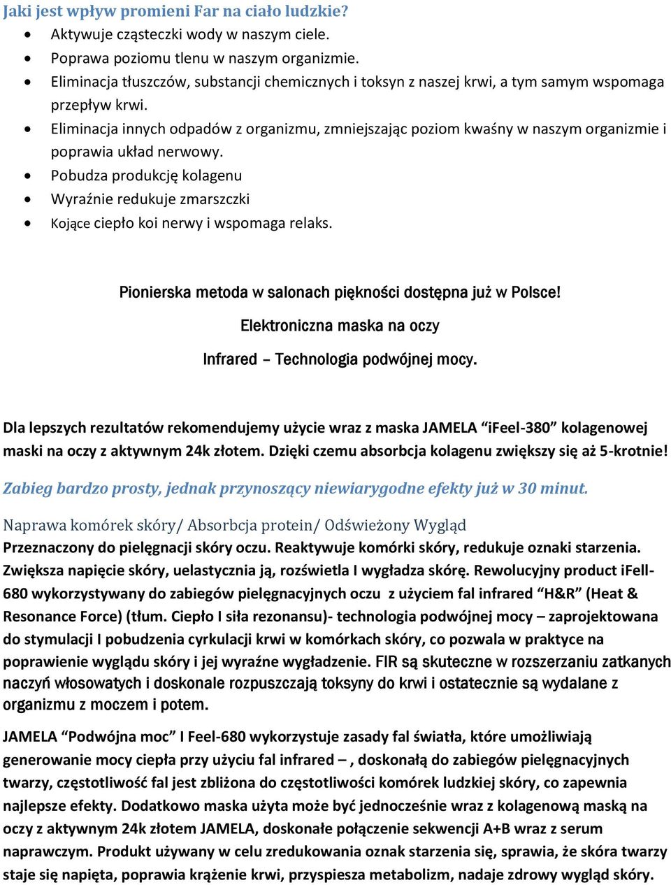 Eliminacja innych odpadów z organizmu, zmniejszając poziom kwaśny w naszym organizmie i poprawia układ nerwowy.