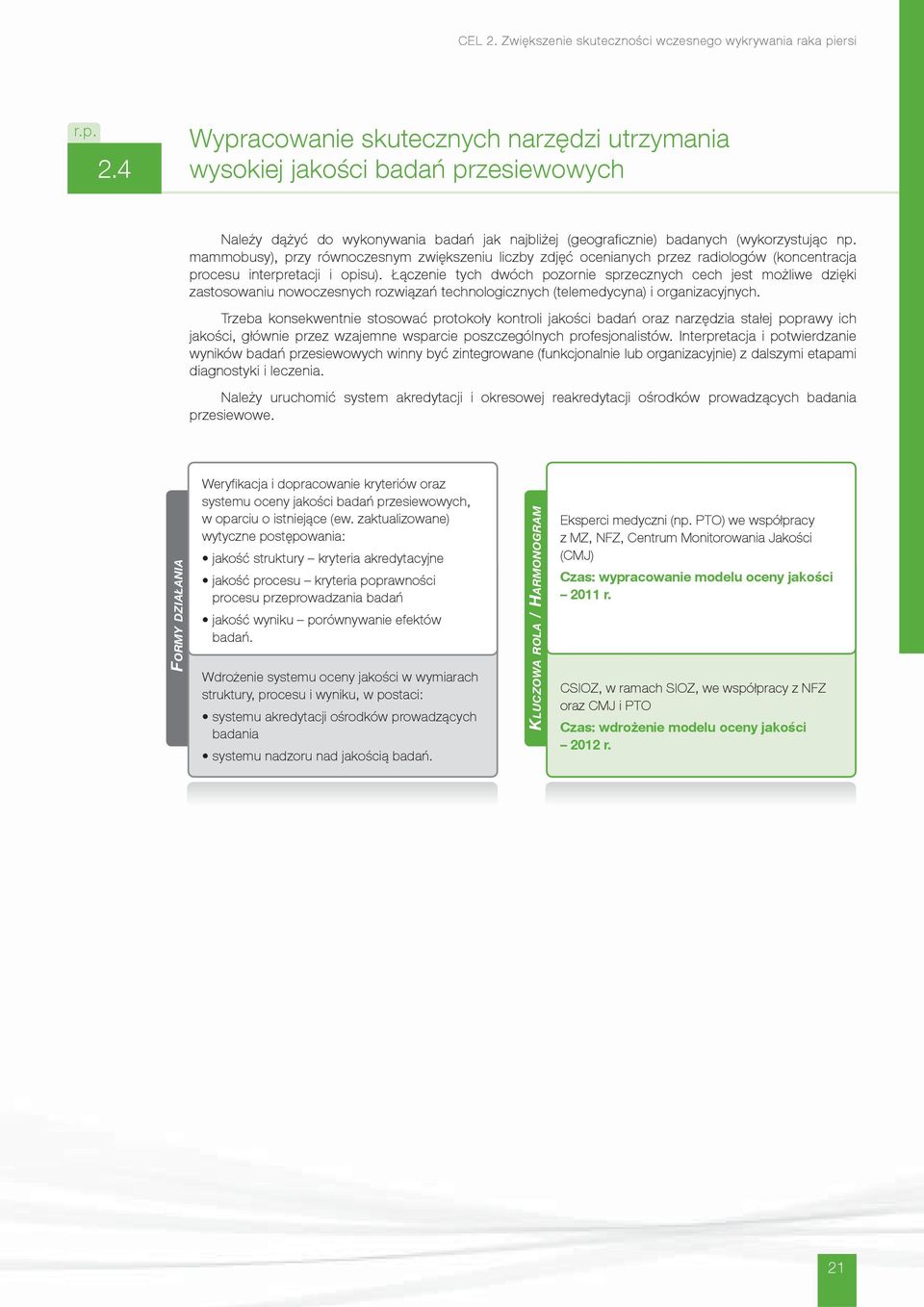 Łączenie tych dwóch pozornie sprzecznych cech jest możliwe dzięki zastosowaniu nowoczesnych rozwiązań technologicznych (telemedycyna) i organizacyjnych.